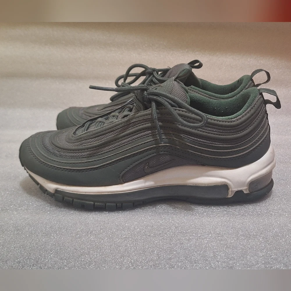 Nike Green Air Max 97 Sneakers - Picture 3 of 6